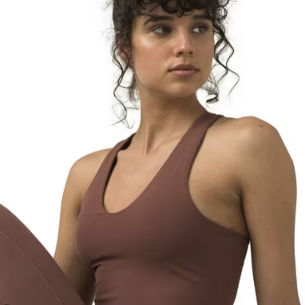 Prana reversible Momento crop top size M yoga workout